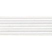 Ceralto Drapé Mural Decor-strip - 7.5x20cm - 12.5mm - Bianco SW669907