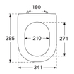 Villeroy & Boch Subway 2.0 closetzitting - compact - quickrelease - met softclose - met deksel - wit Alpin 1024232