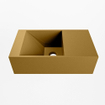 Mondiaz TYNE Fontaine - 40x23x12cm - lavabo Droit - sans trous de robinet - solid surface - Oro SW1026150