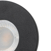 QAZQA Shed Spot encastrable - set de 3 - 8,5x8,5cm - IP54 - rond - noir mat SW1210148