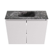 MONDIAZ TURE-DLUX Meuble toilette - 60cm - Cale - EDEN - vasque Lava - position centrale - sans trou de robinet SW1103695