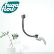 FugaFlow Efficiente Sobrado badafvoercombinatie met draaibediening mat zwart - SW1125258