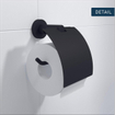 FugaFlow Arcas Toiletset - driedelig - mat zwart SW812021