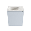 MONDIAZ TURE-DLUX Meuble toilette - 40cm - Clay - EDEN - vasque Ostra - position gauche - 1 trou de robinet SW1104744