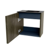 Mondiaz JOYA 40cm meuble de salle de bains - couleur Shadow - Vasque FAYE position Droite 1 trou de robinet couleur Urban. SW1421458