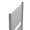 Stelrad Dahlia radiateur sèche-serviettes 118x49.5cm 541watt 4 raccordements Acier Blanc brillant 8222153