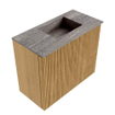 Mondiaz JOYA-DLUX 50cm toiletmeubel - kleur Oak - Wastafel FAYE positie Rechts 1 kraangat kleur Oza. SW1424094