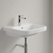 Villeroy & Boch Architectura lavabo encastré - 55x47cm - 1 trou de robinet avec trop-plein dessous meulé ceramic+ blanc SW29517