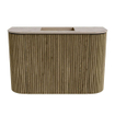 Mondiaz JOYA-DLUX Meuble de salle de bains 63,2cm - arrondi gauche et droite couleur Dusk - Vasque FAYE position Milieu Sans trou de robinet couleur Arena SW1425794