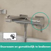 Hansgrohe Tecturis Mitigeur bain apparent chrome SW918596