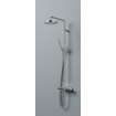 Hotbath Buddy Ensemble de douche pluie thermostatique - chrome SW23012