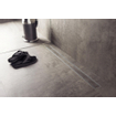 Easy Drain Compact 50 FF caniveau à carreler inox avec plaque simple inox garde d'eau 50mm 180cm profondeur d'encastrement 93mm avec sortie latérale 2302858