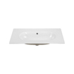 Saniclass Chaci Lavabo - 80x46x14cm - sans trous de robinet - céramique - blanc SW1234848