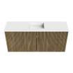 Mondiaz JOYA 90cm toiletmeubel - kleur Dusk - Wastafel FAYE positie Midden Zonder kraangat kleur Talc. SW1421563