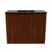 Mondiaz JOYA 50cm meuble de salle de bains - couleur Ruby - Vasque FAYE position Milieu Sans trou de robinet couleur Urban SW1421814