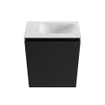 MONDIAZ TURE-DLUX Meuble WC 40 cm Urban. Lavabo EDEN Opalo position droite. Avec 1 trou de robinet. SW1104129