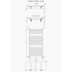 Plieger florian nxt Radiateur design horizontal double 1216x600mmcm 980watt blanc 7255122