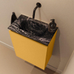 MONDIAZ TURE-DLUX Meuble toilette - 40cm - Ocher - EDEN - vasque Lava - position centrale - sans trou de robinet SW1103880