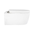 Rapotec RapoWash Bold WC-douche - sèche-cheveux - douchette féminine - siège chauffant - blanc brillant SW797408