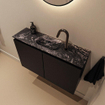 MONDIAZ TURE-DLUX Meuble toilette - 80cm - Urban - EDEN - vasque Lava - position centrale - 1 trou de robinet SW1103640