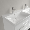 Villeroy & Boch Avento Lavabo double pour meuble 120x47cm 2 trous de robinet avec trop-plein Ceramic+ blanc SW209498