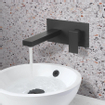 Crosswater Verge robinet de lavabo encastré bec 21cm noir mat SW648422