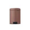 Brabantia NewIcon Pedaalemmer - 5 liter - kunststof binnenemmer - satin taupe SW1026516