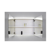 Sanicare armoire de toilette qlassics ambiance 100 cm 2 portes miroir double face bois gris SW278685