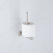 FugaFlow Eccelente Porte-rouleau de réserve - Forme en T - Acier inoxydable brossé SW1450508