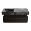 MONDIAZ ALAN - DLUX Ensemble de meuble de salle de bains - 120cm - meuble bas - Urban - 1 tiroir - lavabo suspendu - vasque à gauche - 1 trou de robinet - Lava SW807993