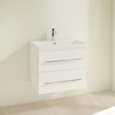 Villeroy & Boch Avento meuble sous lavabo 63x52x44.7cm avec 2 tiroirs crystal blanc SW59897