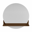 Mondiaz SPOT Miroir de salle de bain - rond 60cm - plan de miroir - couleur Rouille SW1235601