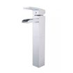 Wiesbaden Rombo hoge watervalkraan 32.5cm kraanuitloop 12.7cm chroom SHOW21243