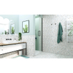 Terravito Hovano carreau mural et de sol - 60x60cm - 10mm - Carré - rectifié - Terrazzo - Blanc mat SW728272