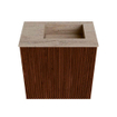 Mondiaz JOYA-DLUX 40cm toiletmeubel - kleur Ruby - Wastafel FAYE positie Rechts 1 kraangat kleur Saba. SW1425566