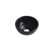 Royal Plaza Terra Planche pour lave-mains - 40x25x10cm - avec porte-serviettes - vasque à poser noir mate - robinet de lave-mains noir mat - bonde - siphon - châtaignier (noyer) SW1574576