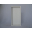 Crosstone par Arcqua Niche encastrable 60x30x10cm solid surface mat blanc SW420142