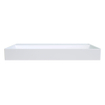 Arcqua Edge Opbouw Wastafel - 100x47x12cm - zonder kraangat - cast marble - mat wit SW1581338