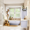 Mondiaz VICA Ensemble de meuble de salle de bains - 110cm - cale - 2 tiroirs - Lavabo MOON - droit - 1 trou de robinet - couleur talc - version XL 60cm de haut SW1189238