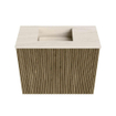 Mondiaz JOYA-DLUX 50cm meuble de toilette - couleur Dusk - Vasque FAYE position Gauche 1 trou de robinet couleur Meli. SW1425802