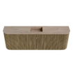 Mondiaz JOYA-DLUX Meuble de salle de bains 123.2cm - arrondis gauche et droite couleur Dusk - Vasque FAYE position Milieu 1 trou de robinet couleur Saba SW1426111