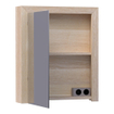 BRAUER Rise Armoire de toilette 59x15x70cm Chêne massif White Oak SW223474