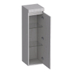 BRAUER Joy Wavy Armoire haute - 120x35x35cm - 1 porte - ouverture à droite - sans poignée - Forest Seashell SW1201280