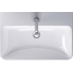 Duravit Me by Starck Lavabo compact 60x40cm 1 trou de robinet avec trop-plein blanc SW333880