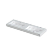 INK Pitch wastafel - 140x45x9cm - 2 wasbakken - 2 kraangaten - drain keramiek Statuario glans SW693498