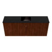 Mondiaz JOYA 100cm meuble de toilette - couleur Ruby - Vasque FAYE position Milieu Sans trou de robinet couleur Urban SW1421820