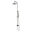 Hotbath Cobber M438 ensemble de douche de tête avec inverseur et flexible de douche 150cm avec douche de tête ronde 20cm douchette ronde nickel brossé SW440793