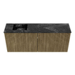 Mondiaz JOYA-DLUX 100cm toiletmeubel - kleur Dusk - Wastafel FAYE positie Links Zonder kraangat kleur Lava. SW1423267