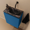 MONDIAZ TURE-DLUX Meuble de toilettes 40 cm Jeans. EDEN lavabo Lava position droite. Sans trou de robinet. SW1103840