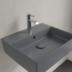 Villeroy & Boch Memento 2.0 Lavabo à poser - 49.8x42cm - trop-plein - graphite SW479728